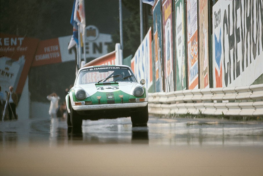 Pierre Greub (CH) and Jean-Claude Guérie (F) on Porsche 911 S become second placed in GT+2.0 group (11th overall)