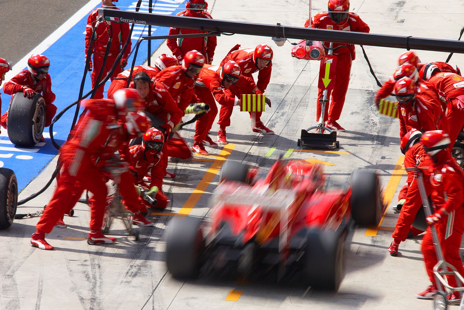 Pit stop of Felipe Massa, Ferrari