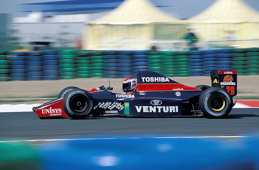 Eric Bernard on Lola-Cosworth