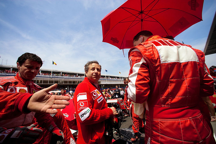 Jean Todt on the grid