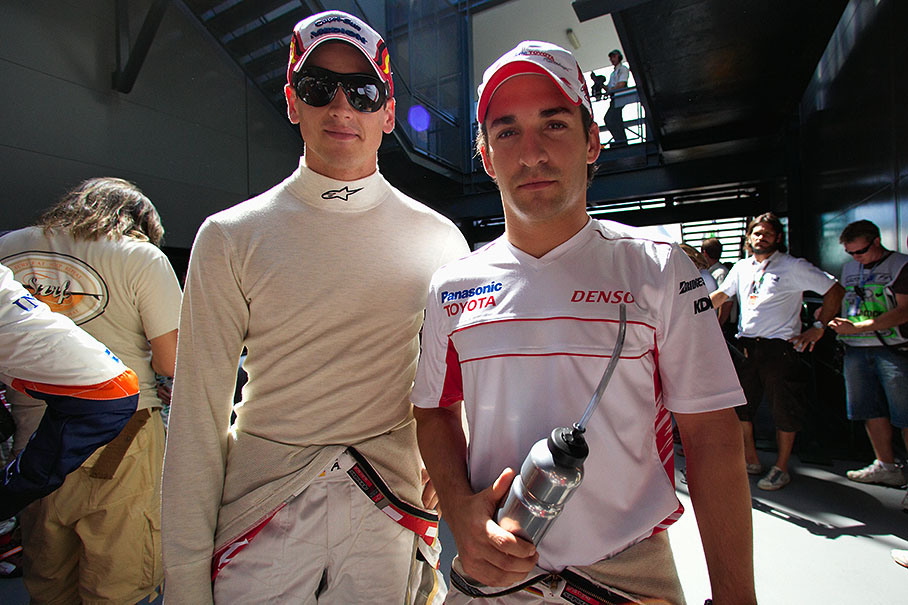 Perhaps the two most promising German drivers: Adrian Sutil and Timo Glock