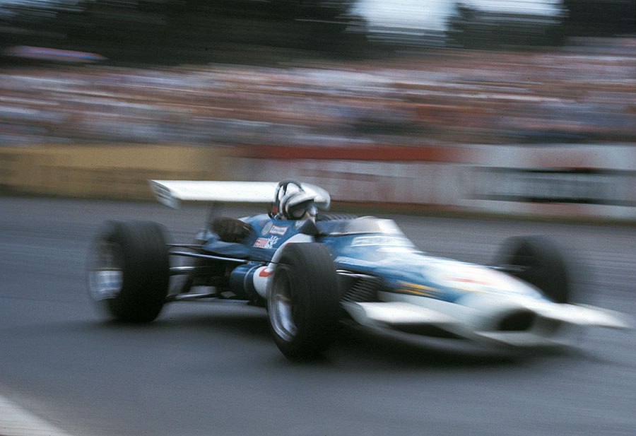 Peter Westbury (GB) on a Formula 2 Brabham BT30 - Cosworth FVA