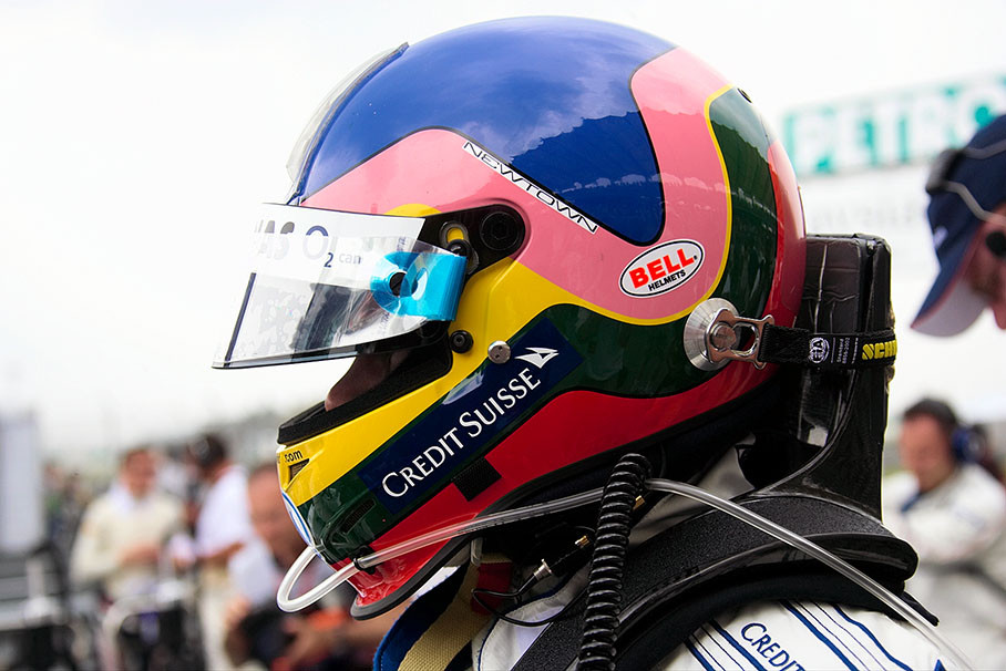 Jacques Villeneuve on the grid