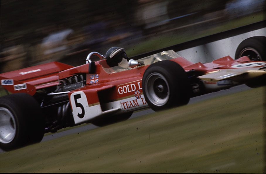 Race winner Jochen Rindt, Lotus-Cosworth 72C