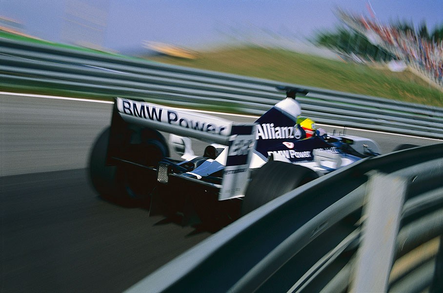 Ralf Schumacher at pit lane exit