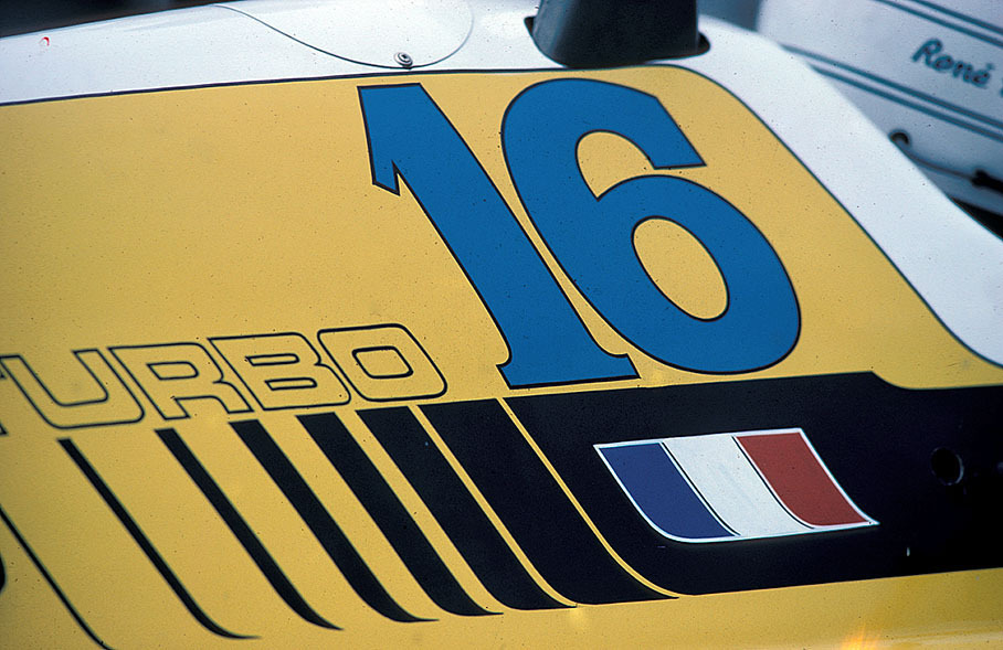 Renault RE 24 of Arnoux