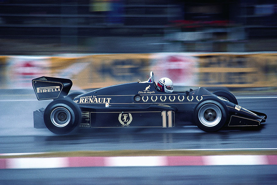Elio de Angelis, Lotus-Renault