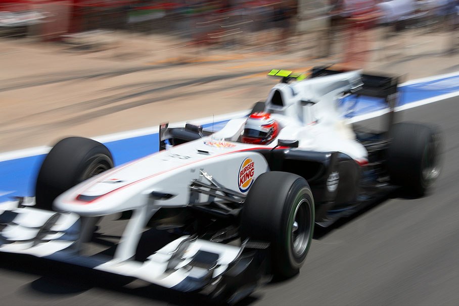 An extremely well shaped Kamui Kobayashi, BMW Sauber F1 Team