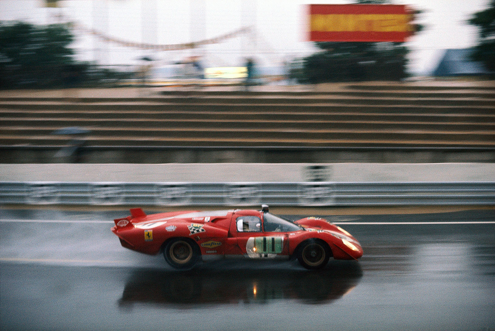 The fourth placed Ferrari 512 S #1014 driven by Sam Posey (USA) and Ronnie Bucknum (USA)
