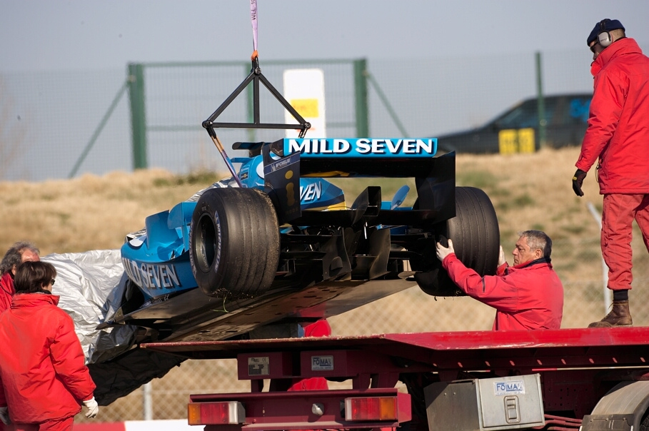 Preseason testing week at Barcelona, 15.-17.2.2005