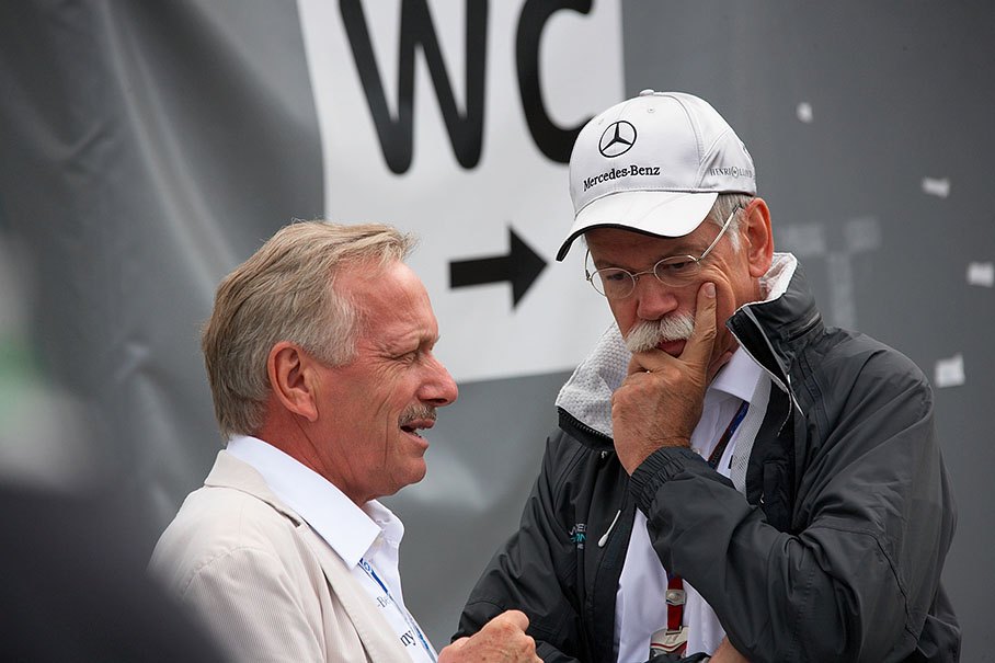 Dieter Zetsche, Daimler AG's chairman of the board, ruminates about Mercedes' right way to World Championship