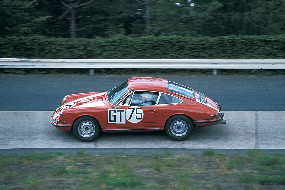 Helmut Kelleners (D) and Jürgen Neuhaus (D) on Porsche 911 S entered by IGFA