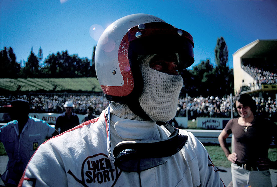 Clay Regazzoni on the grid prior to the Italian GP Monza 1970