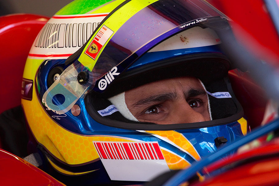 Felipe Massa concentrated