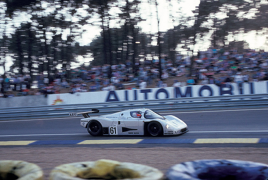 Car #61 Sauber-Mercedes C9 of Mauro Baldi, Kenny Acheson and Gianfranco Brancatelli