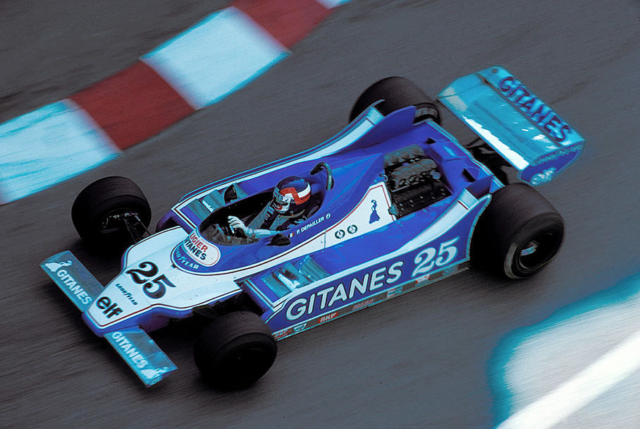 Patrick Depailler on Ligier-Cosworth