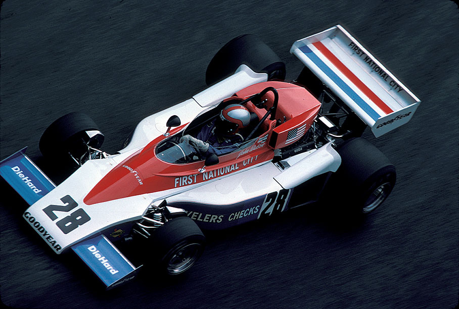 John Watson on Penske-Cosworth PC3