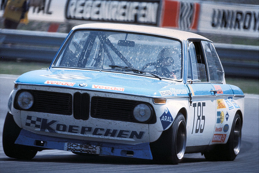 Helmut Kelleners (D) / Teddy Pilette (B), Winner of T2.0 group classement, BMW 2002 Tii, Koepchen Tuning, 19. Internationales ADAC-1000 km-Rennen auf dem Nürburgring 1973