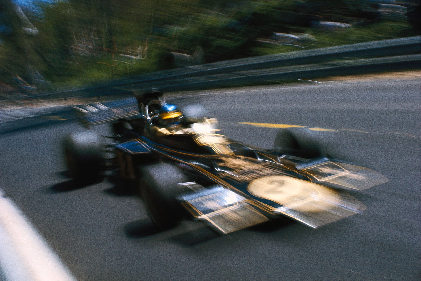 Spanish Grand Prix, Montjuich Park, Barcelona: Swede Ronnie Peterson, the new Lotus driver in 1973.