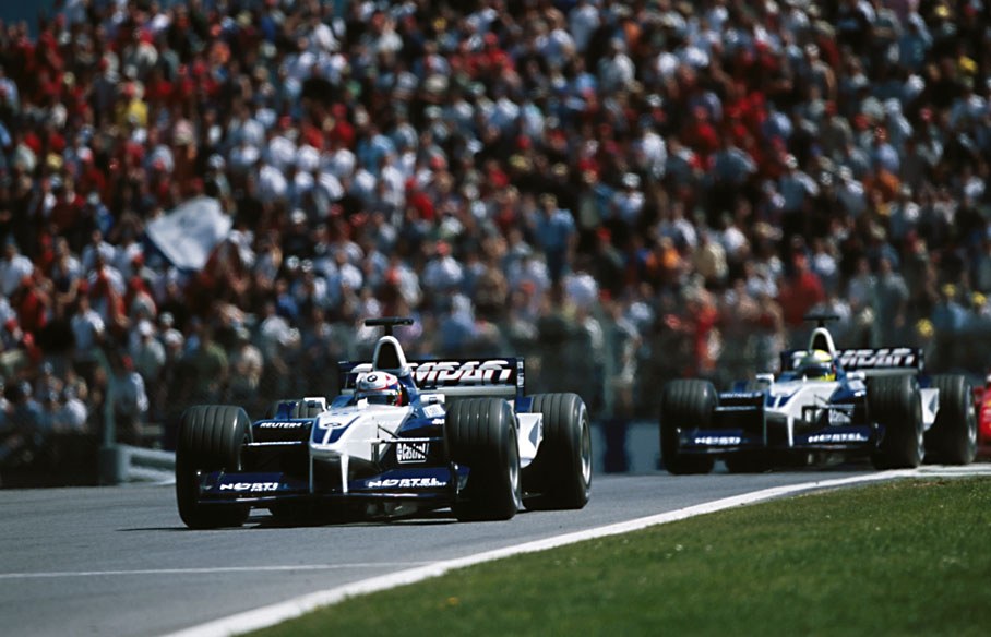 J.-P. Montoya in the lead