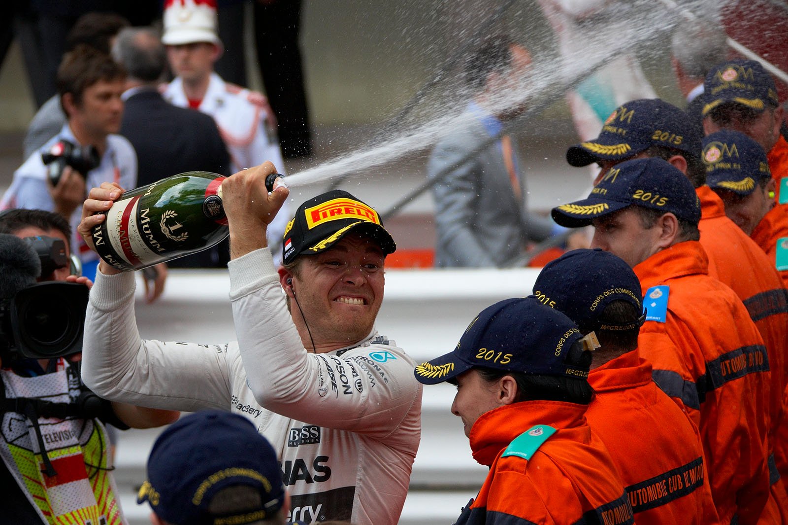 Race winner Nico Rosberg, Monte Carlo Grand Prix, 2015