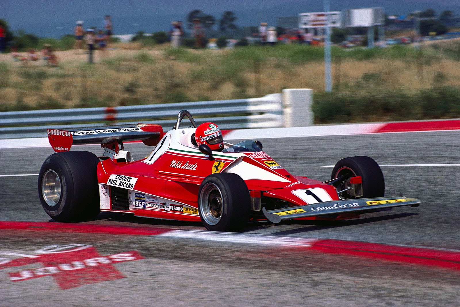 Championship leader Niki Lauda, Ferrari 312T2
