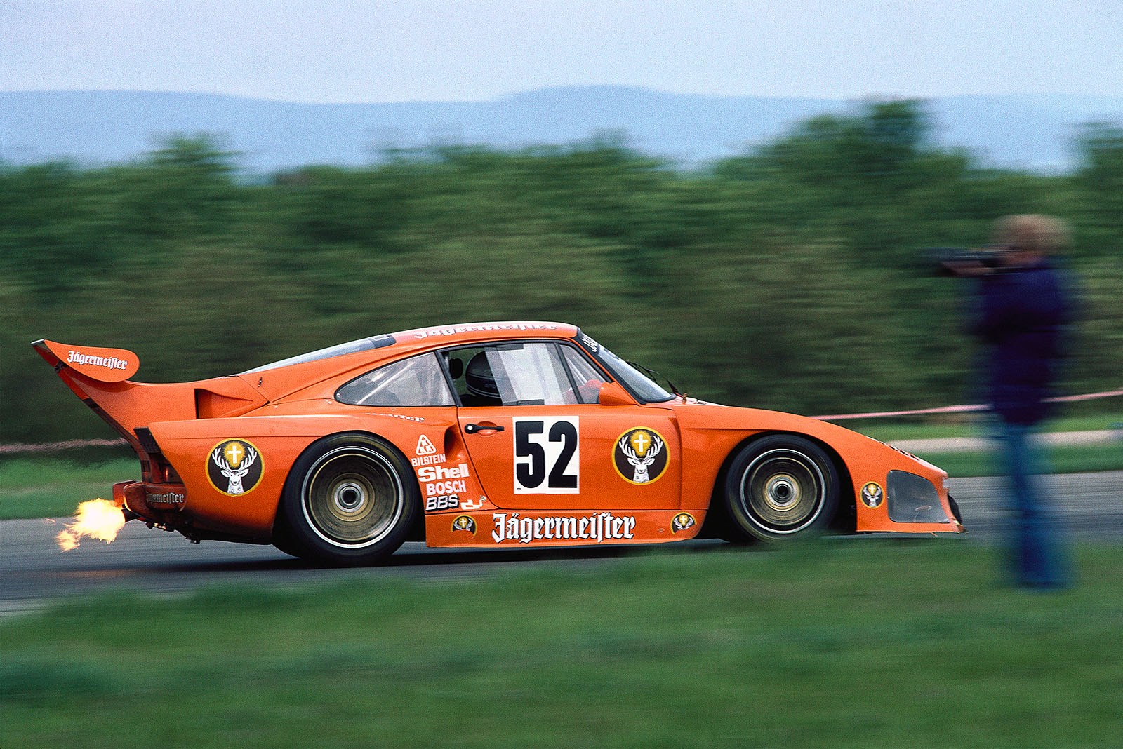 DRM race winner Bob Wollek on Jägermeister Kremer Racing's Porsche 935 K3/80 3.2