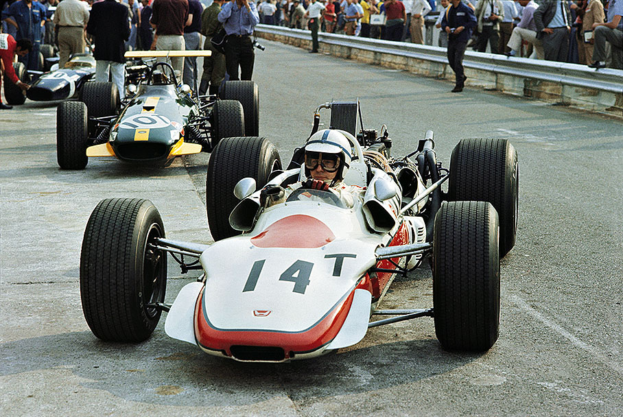 John Surtees in his Honda