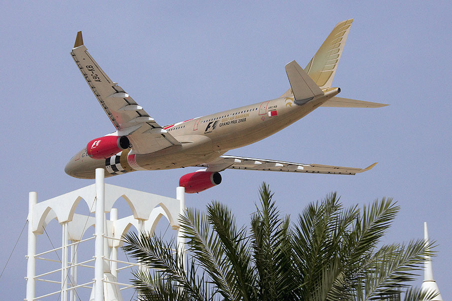 Gulf Air's mega air show