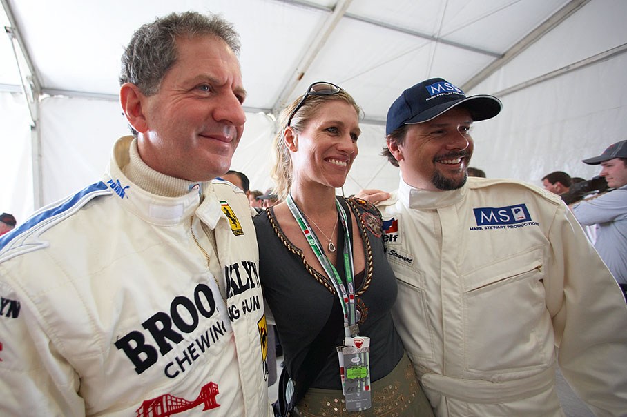 Jody Scheckter (Formula 1 World Champion 1979) with Anne and Mark Stewart