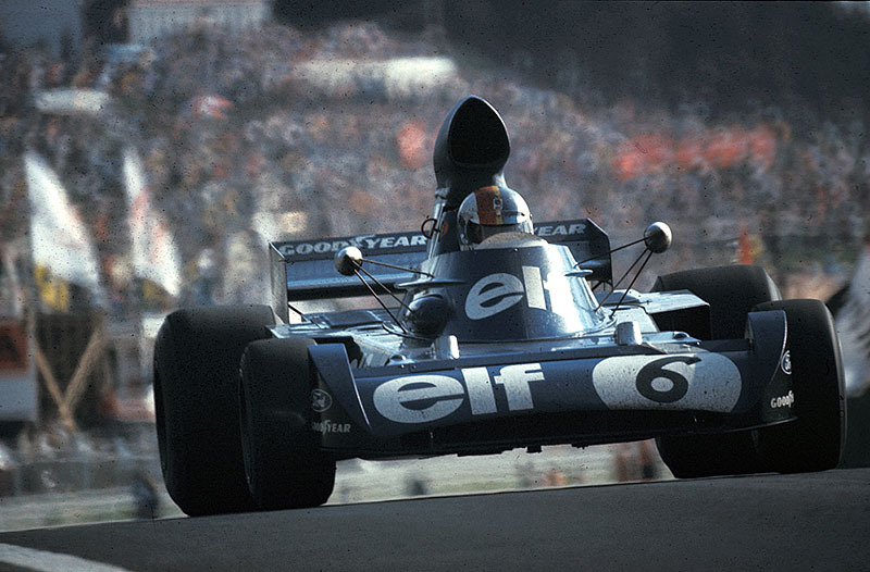 Francois Cevert on Tyrrell-Cosworth 006, Belgian GP Zolder 1973