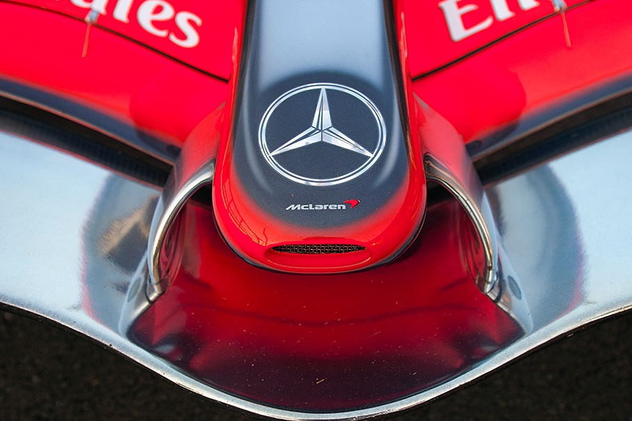 McLaren Mercedes nosecone