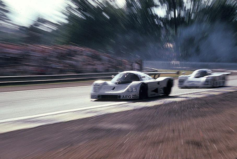 Car #63 Sauber C9 - Mercedes Benz driven by Jochen Mass (D), Manuel Reuter (D) and Stanley Dickens (S)
