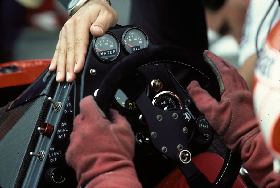 Lauda's cockpit