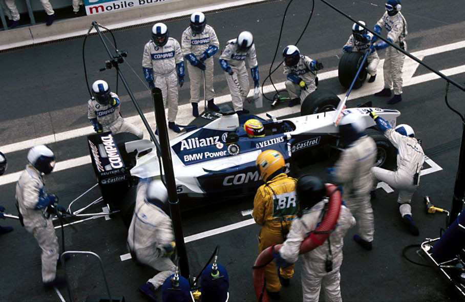 Ralf Schumacher pitting