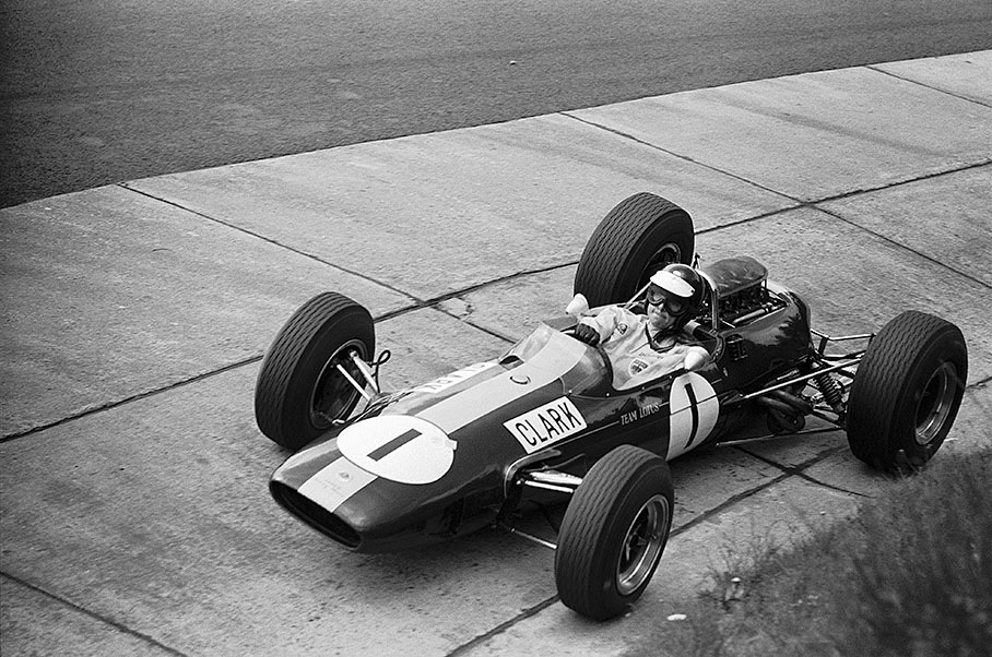 Jim Clark in the Karussell