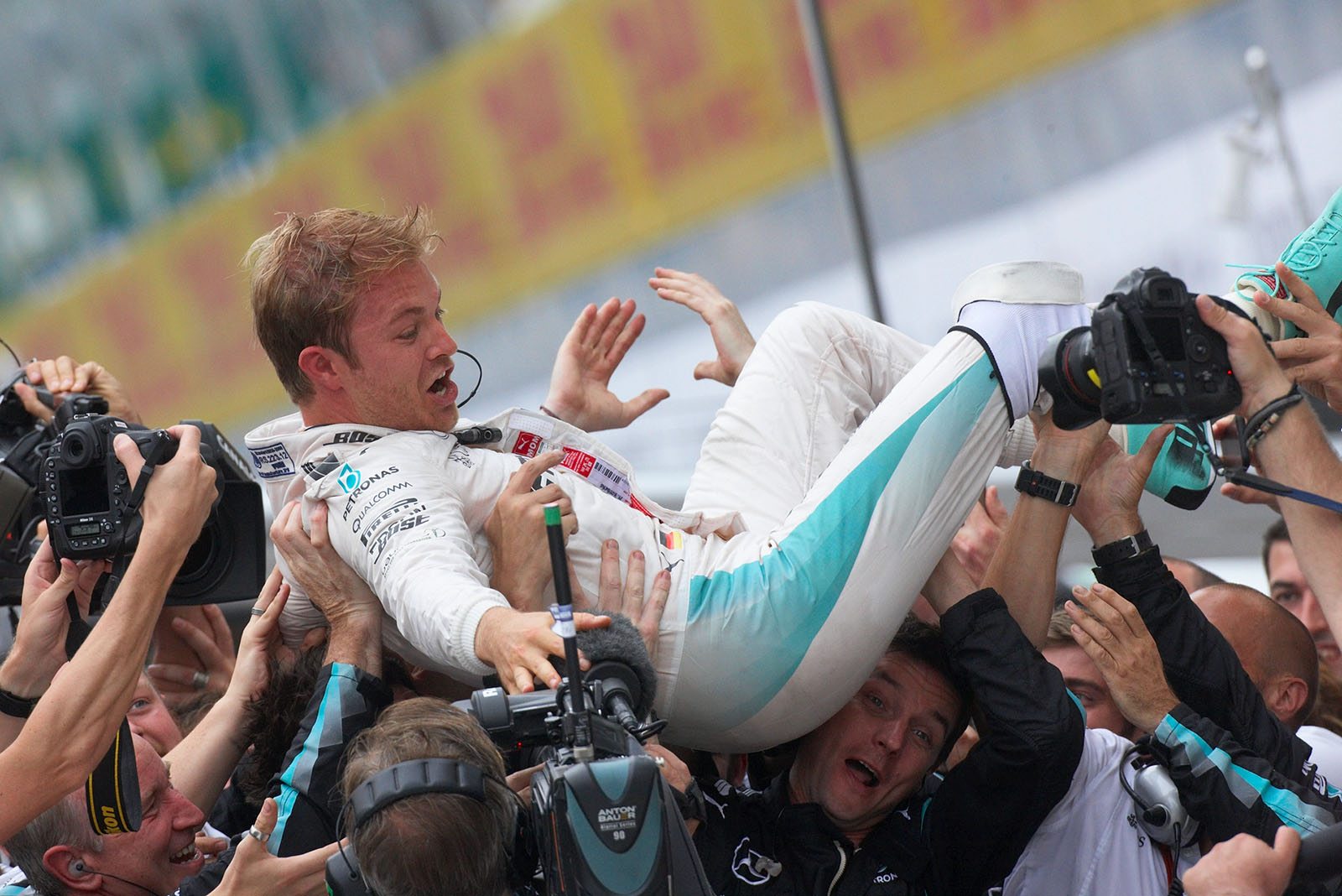 A very special day at Monza for Mercedes driver Nico Rosberg, Italian Grand Prix, 2016