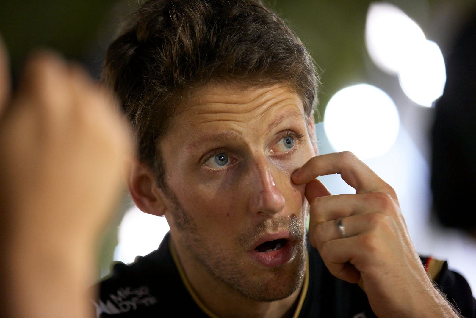 Romain Grosjean is going to start from 3rd position on the grid, his best performance so far this season