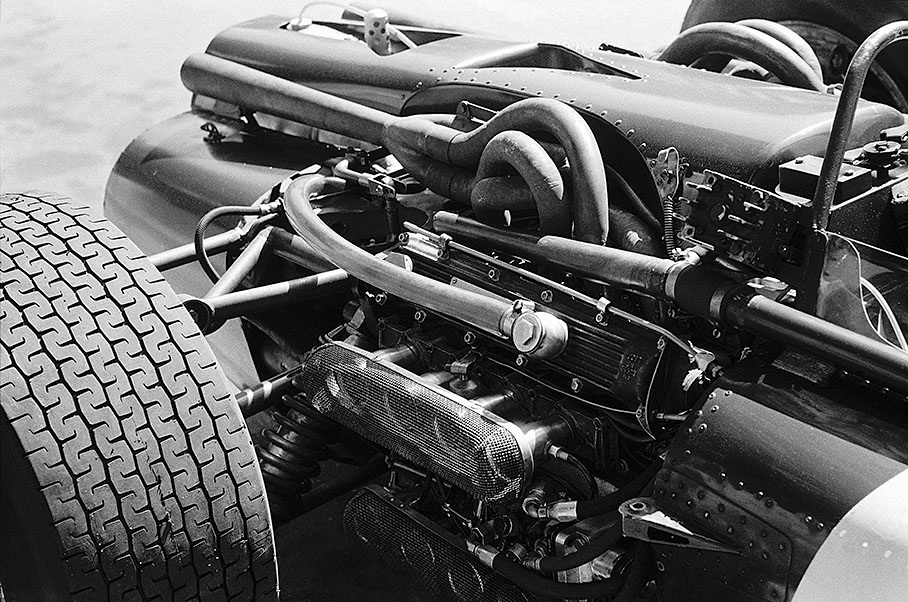 Jackie Stewart used the BRM P83 with it's 3.0 litre H16 engine only during practice