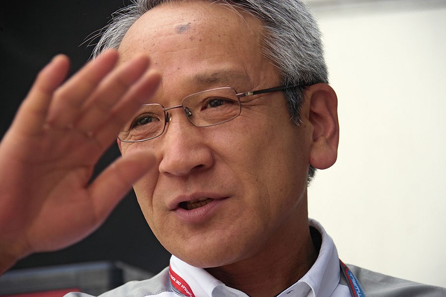 Toyota team principal Tsutomu Tomita
