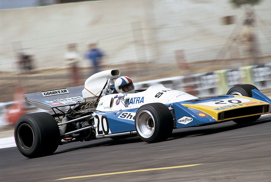 Chris Amon in his Matra Simca-Matra MS120B