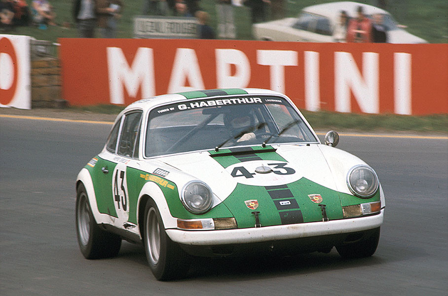Pierre Greub (CH) and Jean-Claude Guérie (F) on Porsche 911 S become second placed in GT+2.0 group (11th overall)