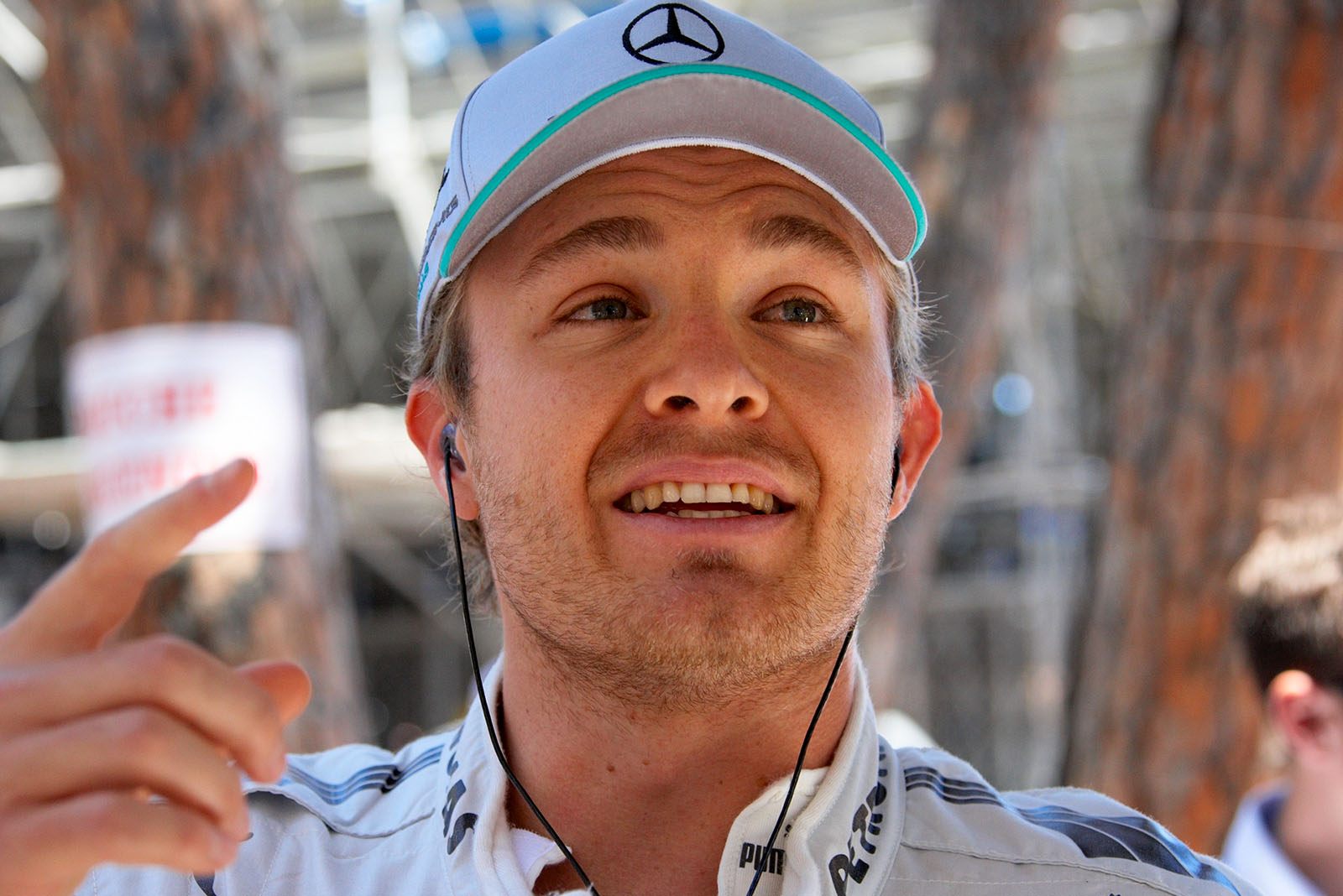 Pole setter Nico Rosberg, Mercedes GP