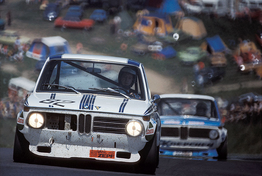 Heinrich Hirth (D) / Günther Mohrs (D), BMW 2002 Tii, Koepchen Tuning, 19. Internationales ADAC-1000 km-Rennen auf dem Nürburgring 1973