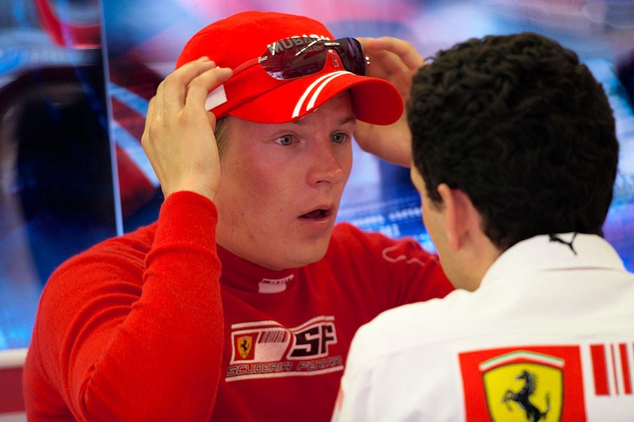 Ferrari's Kimi Raikkonen