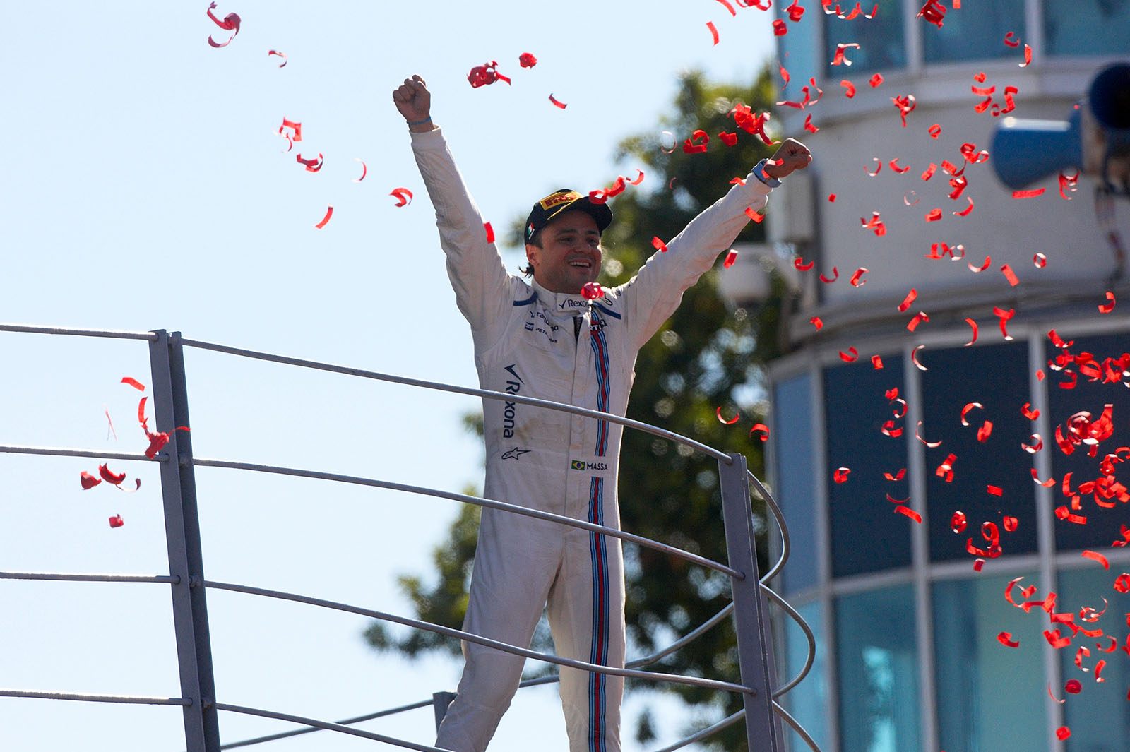 3rd place for Williams driver, Brazilian Felipe Massa, Italian Grand Prix, Monza, 2015