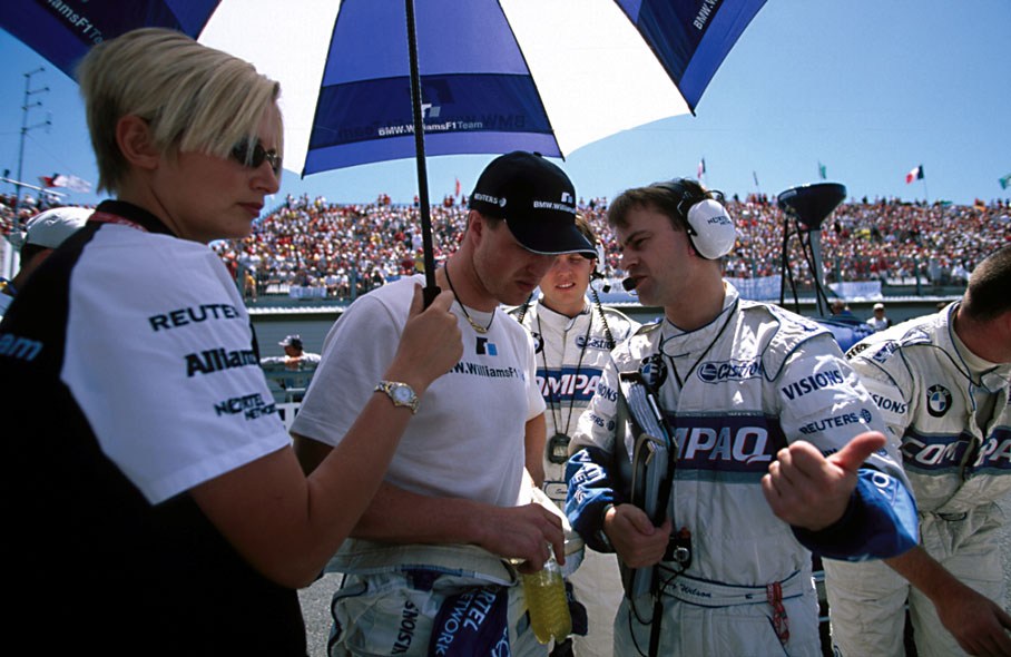 Ralf Schumacher on the grid