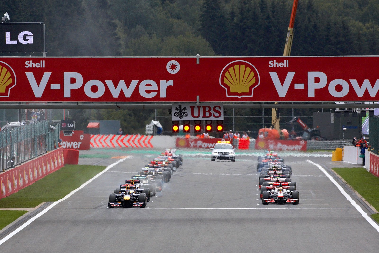 A moment before the start