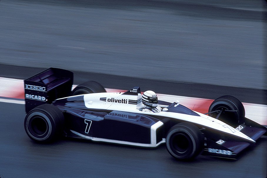 Riccardo Patrese on Brabham-BMW