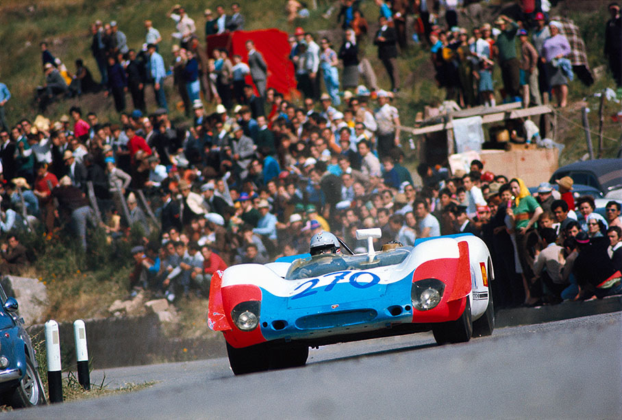Second placed Porsche 908/02 013 of Vic Elford (GB) and Umberto Maglioli (I)